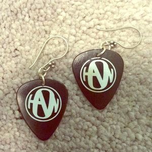 Hanson Guitar Pick Earrings